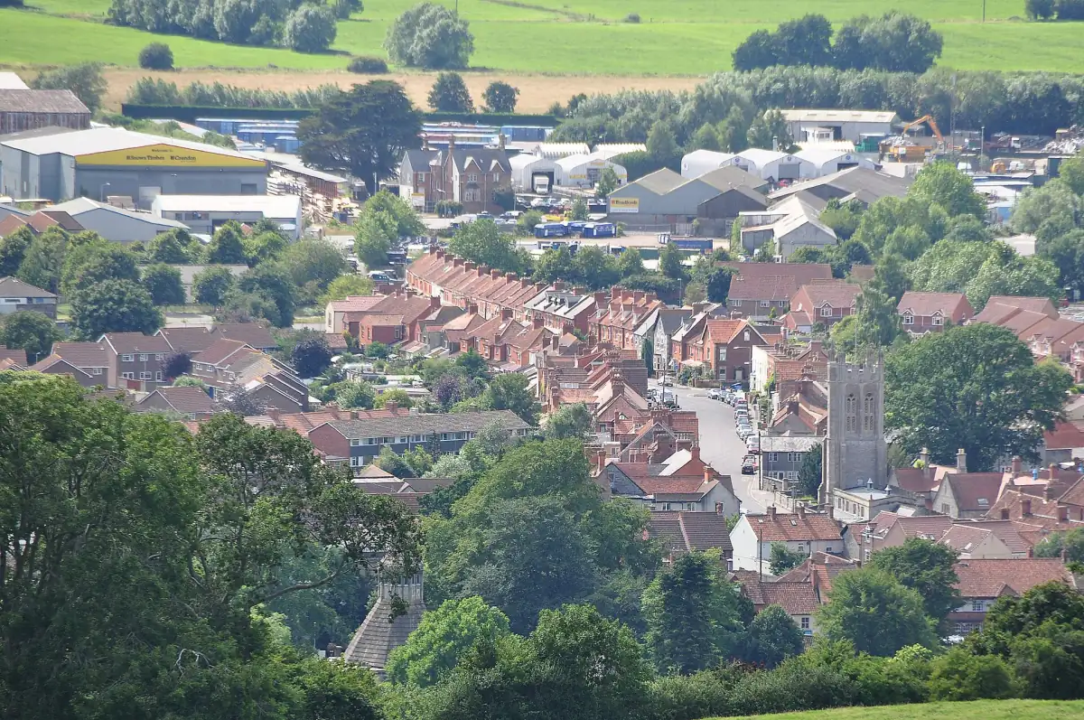 Rooftops of Glastonbury